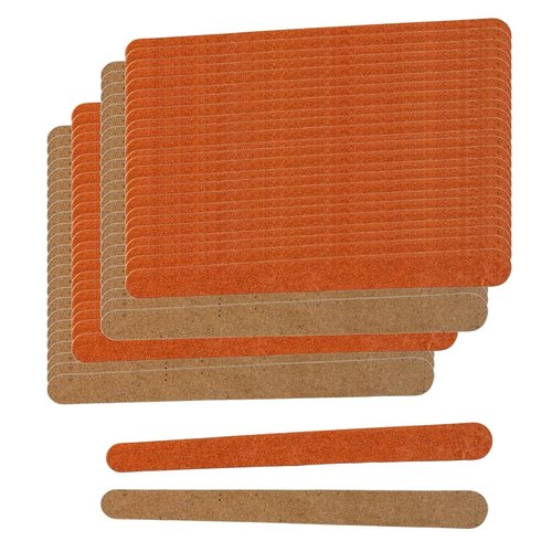 144 Pack Nail File Emery Boards - Dual Sided 180 Grit Nail Buffering Files - Professional Compact Reusable Double Sided Tool for Manicure and Pedicure Shaping and Smoothing Finger and Toenails (144)