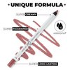 Lamel Matte Gel Lip Liner Pencil | Weightless&CreamyTexture - Sharpenable - Longwear & Waterproof - High Pigmented & Flawless Finish - Moisturizing - Cruelty-free & Paraben-Free,- 407, 1,7g/0.05oz