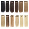 SEGO Clip in Hair Extensions Real Human Hair Short 10 Inch Hairpiece Human Hair Toppers for Women With Thinning Hair Adding Hair Volume -1 Pcs 15g Dark Brown