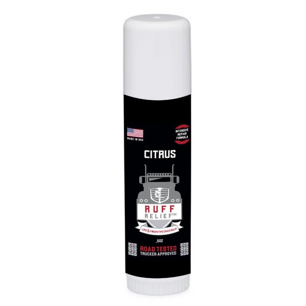 Lip and Finger Tips Crack Repairing Balm, Citrus .5 oz - chapstick with lip treatment Formula of Sunflower Seed Oil and Candelilla Wax - Free of Sulfates, Parabens, and Synthetic Colorants