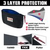 Rough Enough Small Travel Cable Organizer Bag Tech Case with Zipper for Cord Electronics Accessories Travel Essential