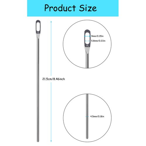 YEQIN Quick & Easy Drawstring Threader Tool, Easy Threader Drawstring Replacement Tool Needle for Jackets Swim Trunks Pants Sweatpants Shorts Hoodies (Style3)