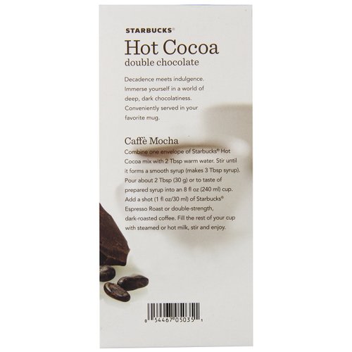 Starbucks Hot Cocoa Mix, Double Chocolate, 8 oz