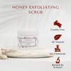 Nylynn Honey Exfoliating Skin Exfoliant for Face - Nourishing and Exfoliating Body Scrub Sensitive Skin with Honey, Ground Almonds, Walnuts, and White Kaolin Clay - Womens Exfoliating Body Scrub 2 oz