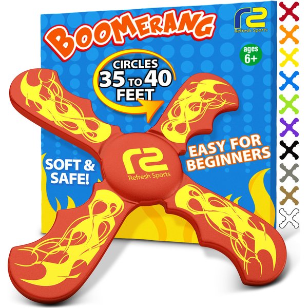 Boomerang for Kids - Toys For Ages 8-13 Boys & Girls - Fun & Easy To Use - Easter Basket Stuffers for Kids 6 7 8 9 10 Year Old Boy Gifts - Best Easter Gifts For 8 Year Old Boys Gift Ideas for All Ages