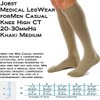 JOBST forMen Casual 20-30 mmHg Knee High Compression Socks, Khaki, Medium
