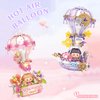 MEIEST Hot Air Balloon Building Blocks Set,Fantasy Dream Journey Collection Construction Building Bricks Toy,Home Decoration (Music)