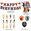 33-Piece Basketball Party Supplies Set | Happy Birthday Banner, Balloons, Cake Toppers | Perfect Basketball Party Decorations for Boys and Girls