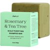 SIMPLUT Rosemary & Tea-Tree Scalp Purifying Shampoo Bar with Keratin, Panthenol, Biotin and Argan-Oil (5.2oz) | Sulfate Free, Vegan Hair Nourishing Soap Bar | Aromatherapy Care Deep Cleansing