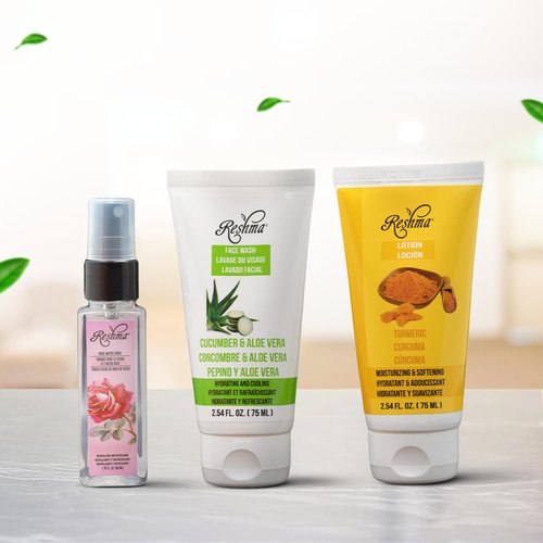 On-The-Go Skincare: Cleanse, Hydrate, Tone | For All Skin Types & Dull Skin | Gentle Face Wash, Lotion, and Facial Toner | TSA Approved | Removes Make Up | For Daily Use - Cruelty Free