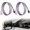 Sousery Tow Mirrors Wiring Harness Compatible with Chevrolet Chevy Silverado GMC Sierra 1500 2500 HD Sierra Truck 2014-2018 Cargo Running Turn Signals Light(2PCS)