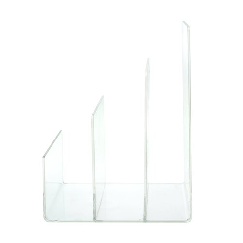Source One Premium Clear Acrylic Desktop File Organizer