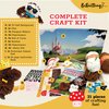 BeKnitting Pompom Craft Kit | Craft Supplies for Kids Age 5+ | Complete with Yarn & Pompom Makers| Gift Box | Knitting Toy Art
