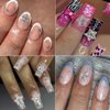30 Pcs Star Nail Charms 3D Alloy Crystal Stars Nail Silver Star Nail Art Charms for Acrylic Nails Star Designs Nail Rhinestones Gems for Women and Girls DIY Jewelry Decoration Nail Supplies