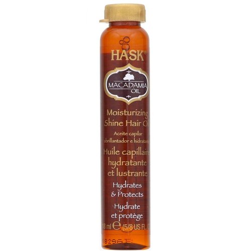 Hask Macadamia Oil Moisturizing Shine Oil 0.625 oz (Pack of 3)