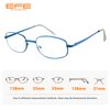 EFE Metal Wire Frame Reading Glasses Readers for Men Women 1.0 Lightweight Spring Hinge Eyeglasses 4 Pack (Mixcolor, 1.0)