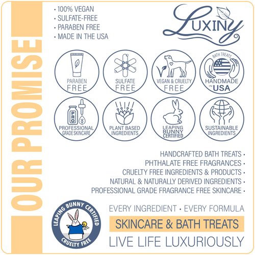 Bath Salts for Women, Relaxing Sea Salt Bath Soak with Moisturizing Almond Oil, and Fragrance Oils Made in The USA by Luxiny, 16 oz. (Vanilla Buttercream)