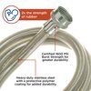 General Electric PM14X10005 Stainless Steel Washing Machine Hoses, 4-Foot (2-pack)