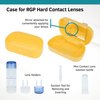Sports Vision World Travel Kit Yellow RGP Hard Contact Lenses Mirror RGP Case & Suction Remover