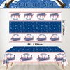 PTECDROTS 4 Pcs Baseball Tablecloths, Plastic Baseball Table Covers Rectangular Table Cloth for Baseball Themed Party Supplies Sports Event Birthday Party Decorations, 51x86 Inch