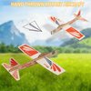 Set of 5 Balsa Wood Airplane Gliders for Kids,Balsa Wood Flying Model Airplane Kits Plane Party Favors,Balsa Flying Toys Airplanes Fun Birthday