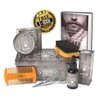 Viking Revolution Beard Care Kit for Men - Kit includes 100% Boar Beard Brush, Wooden Comb, Beard Balm, Beard Oil, Beard & Mustache Scissors in a Metal Box