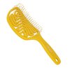 Tangols Gentle Detangler Hair Brush-100% Eco-Friendly Double Curved Straw Hair Brush w/Ultra-Soft Anti Knot Nylon Bristles for Adults,Kids All Hair Types (Yellow)