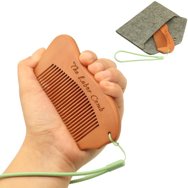 Bacofa Labour/Birthing Comb - Natural Acupressure Tool for Labor and Delivery, Pain Relief Gift for Pregnant Women