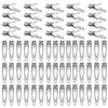 80 Pack Straight Nail Clippers Bulk,Sharp Blade Toe Nail Clippers Fingernail & Toenail Nail Clipper in Bulk,Nail Supplies Manicure Tools for Women Man Adult Homeless Care