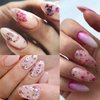 SILPECWEE 8 Boxes Dried Flowers for Nails Mini Real Nail Flowers 3D Dried Flowers Nail Stickers Nail Decor Manicure Design Nail Decorations for Makeup DIY Craft Accessories