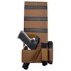 Explorer Adjustable Under Mattress Bedside Pistol Holster Car Seat Desk Closet Gun Handgun Holster with Flashlight Loop Magazine Holder (Coyote Tan Bed Holster)