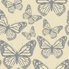 Creative Converting 24 Count Elise Premium Patterned Beverage Napkins, Flutter, Silhouettes
