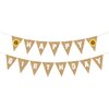 Sunflower Happy Birthday Banner Sunflower Theme Party Decorations Happy Birthday Banner Bunting Decorative Burlap Banner for Baby Shower Kids Birthday Party, Sunflower Pattern Flag Party Supplies