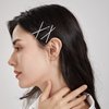 Dofash 5CM/2In Wavy Bobby Pins White Hairpins Bulk Metal Hair Grips for Women Hair Accessories 260PCS（White）