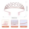 JasperKino 85th Birthday Sash and Tiara Set Rose Gold Birthday Sash Crown Birthday Party Favors Supplies for Birthday Party