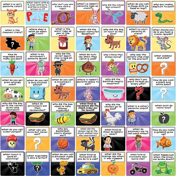 150 Joke Cards for Kids Vol.3 - Lunch Box Notes for Kids - Inspirational Motivational Cards for Children - Jokes and Puns for Boys and Girls - Great for Parties, Schools, Bake Sales, Picnics