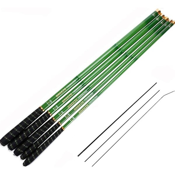 Goture Telescopic Tenkara Fishing Rod Collapsible Crappie Rods 1 Piece Portable Hand Fishing Poles Carbon Fiber Telescoping Stream Ultralight Inshore Carp Bamboo Pole Bass Trout 12 15 18 20 21 24Ft