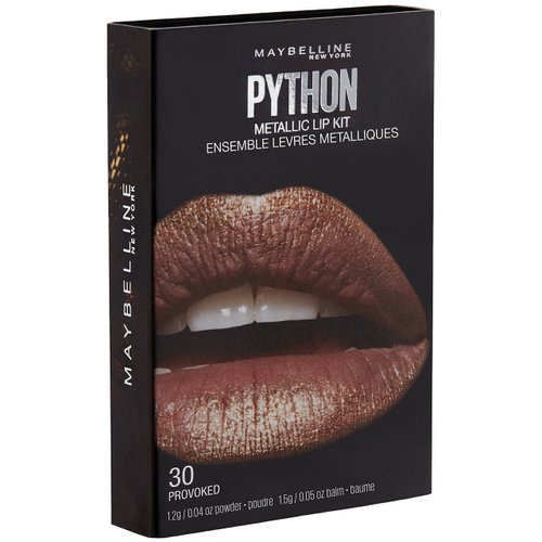 Maybelline New York Lip Studio Python Metallic Lip Makeup Kit, Provoked, 0.09 oz.