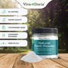 Viva Doria Natural Tooth Powder | Remineralizing Teeth Whitening Powder | Toothpaste Power | Breath Freshener | Refreshing Mint Flavor | 3 Oz Glass Jar