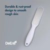 DeEnti Metal Foot File, Professional Grade Stainless Steel Foot File, Salon Quality Callus Remover, Lightweight Foot Scrubber, Home Manicure and Pedicure Tools