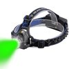 GRACETOP Greenlight LED Headlamp, 1800 Lumens Zoomable Hunting LED Head lamp Flashlight, Hands-Free Headlight Torch Lamp for Hunting Hiking Camping Fishing Reading Running