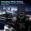Ankuee 4.8A Motorcycle Phone Charger, Vehicle Waterproof Dual USB Quick Charge QC3.0 PD3.0 USB Charger SAE to USB Adapter with Voltmeter ON/Off Switch, Universal for Phone Tablet GPS & More
