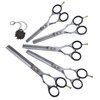 Professional Barber Texturizing Shears for Hair blending - Barber Hairdressing Scissors kit - Japanese Stainless Steel Hair Thinning Shears set 5, 5.5, 6, 6.6, 7 Inch