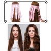 JYHi Heatless Hair Curler Rod Headband Skin No Heat Hair Curls for Long Hair with Removable Adjustable Straps Sleep In Over Night Heatless Curling Hair Roller for Women Girls Pink