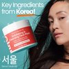 SeoulCeuticals Korean Face Scrub - Exfoliating Face Mask Skincare K Beauty Mask for Glass Skin - Kaolin Clay + Charcoal Cream Exfoliant Mask 2oz
