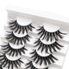 IDDFEVE 8 Pairs of Natural Look Faux Mink Lashes – Lightweight, Fluffy, and Reusable False Eyelashes – Handmade, Easy to Apply, Perfect for Everyday Glam(A4)