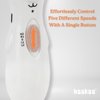 Haakaa Happii Bear Rechargeable Nail Trimmer Set – Electric Baby Nail Trimmer – Baby Nail Clippers/Baby Nail File – Whisper Quiet & LED Lights