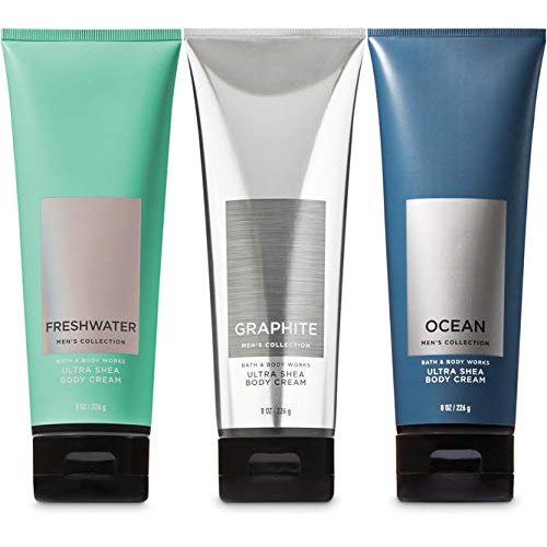 Bath and Body Works 3 Pack Set - Freshwater, Graphite and Ocean Body Lotion (set of 3))