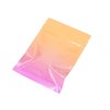 QQ Studio Pack of 100 Double-Sided Two-Tone Ombre Color Gradient Silver Resealable Bags w/Tear Notches for Beauty Scrub Products (2.8" x 3.9", Ombre Orange)