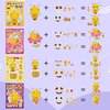 Dorgua Make Your Own Bee Stickers, Make-a-Face Bee Stickers, Cute Bee Honey DIY Craft Stickers, Make Your Own Stickers for Kids Birthday Gifts Party Favors, 8 Designs 24 Sheets